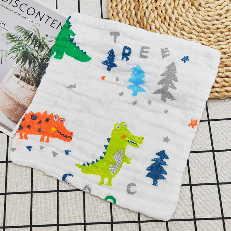Printed Muslin Baby Handkerchiefs