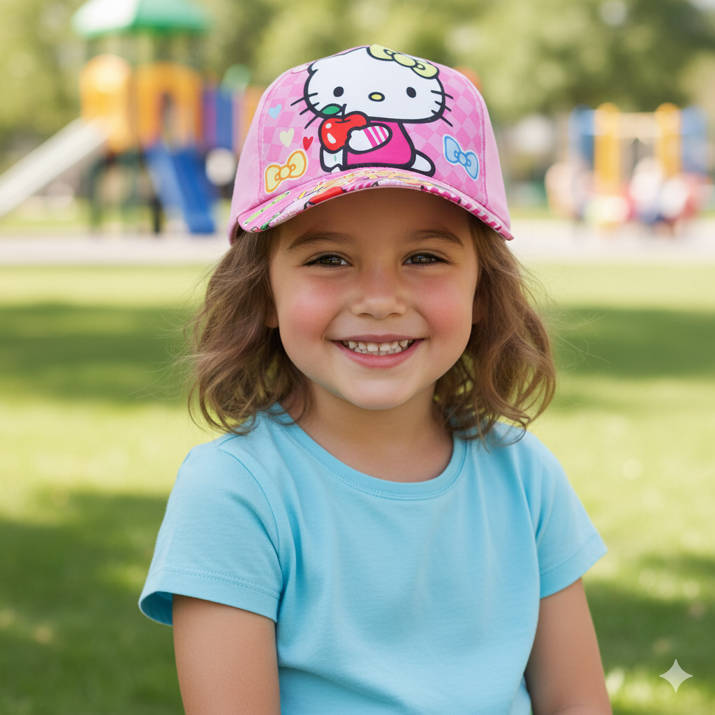 Adorable Hello Kitty Kids Baseball Cap