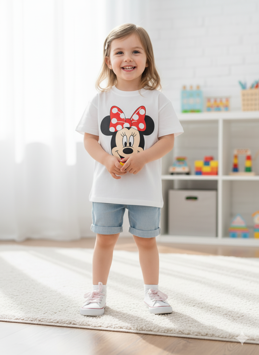 Classic Minnie Mouse Graphic T-Shirt