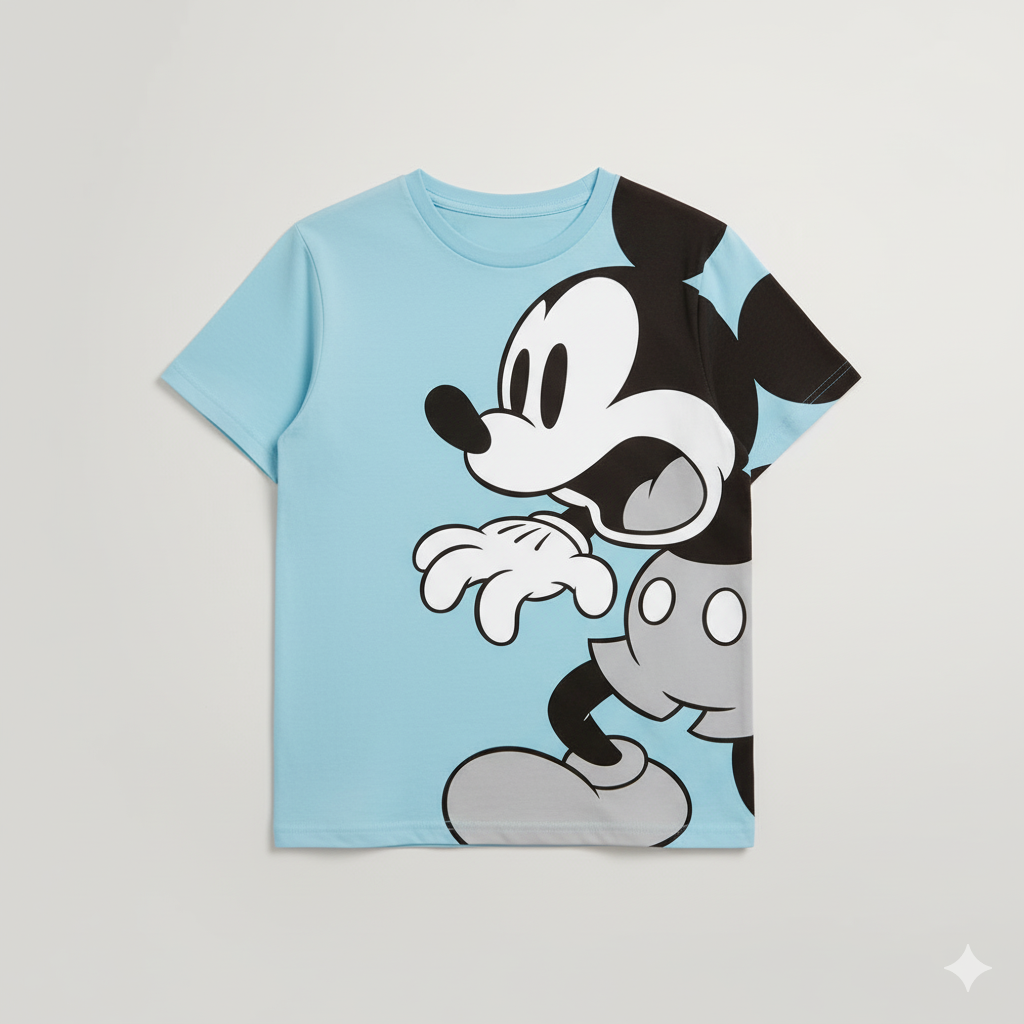 Kids' Playful Mickey Mouse Sports T-Shirt