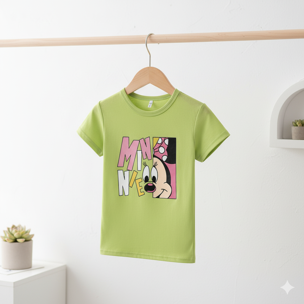 Kids' Playful Minnie Mouse T-Shirt