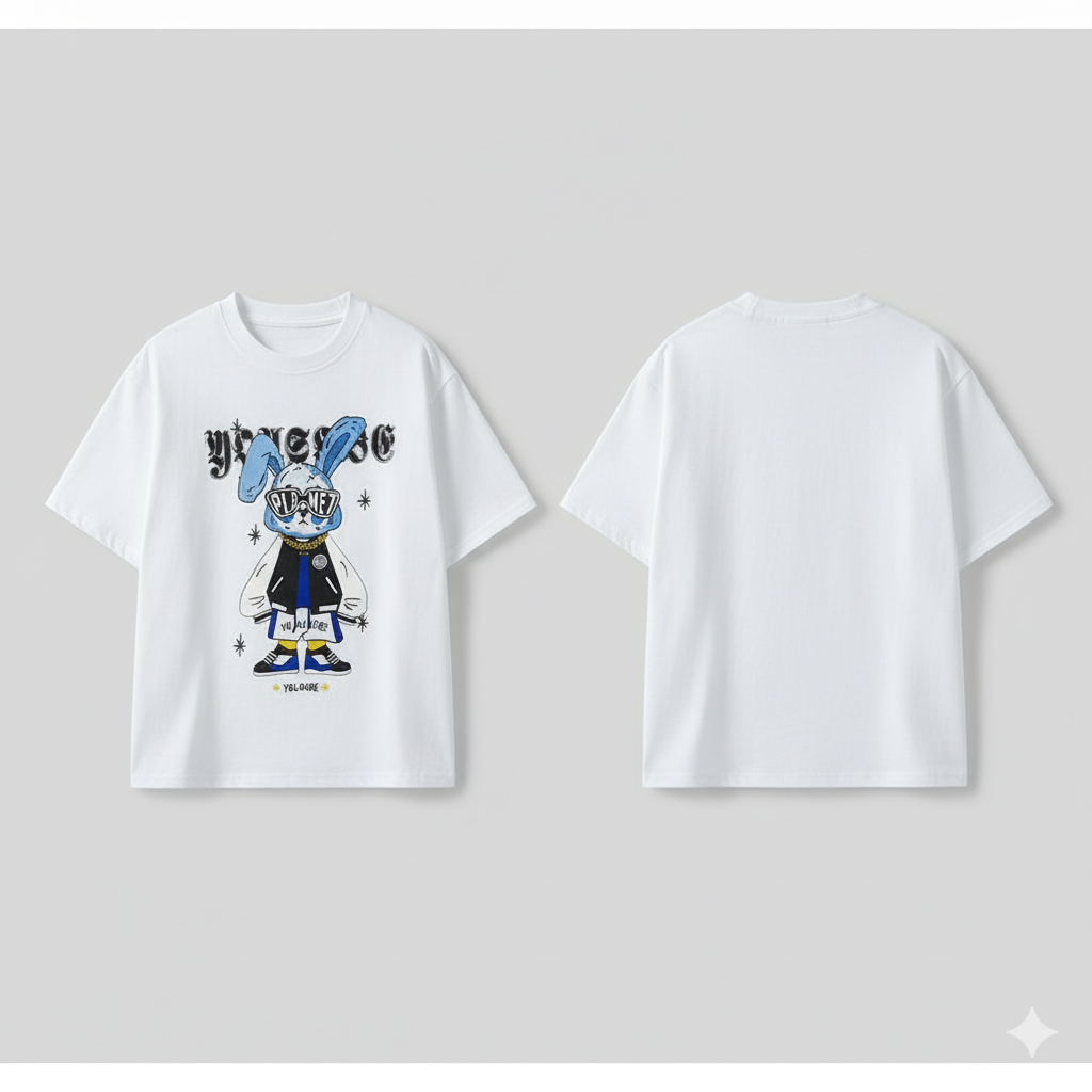 Boys' Cool Bunny Graphic T-Shirt