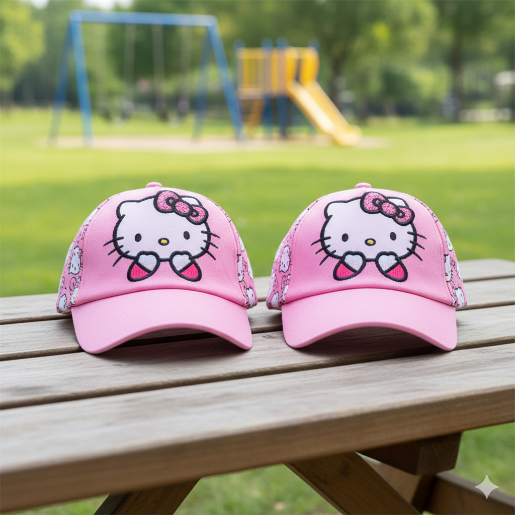 Pink Hello Kitty Kids Baseball Cap