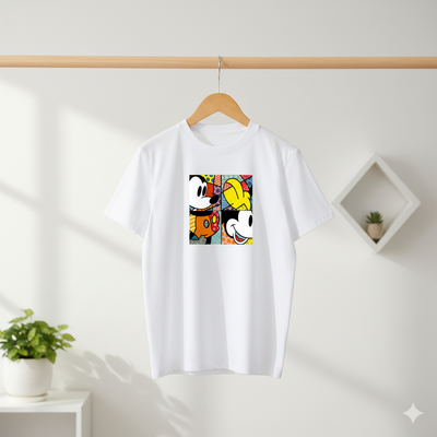 Pop Art Mickey Mouse Graphic T-Shirt