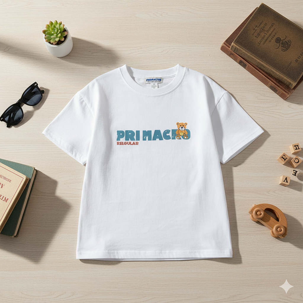 "Retro Bear" Graphic Kids T-Shirt