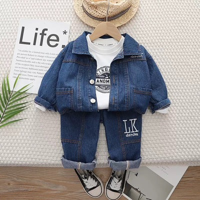 The Little Explorer’s Woodland Denim Set