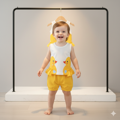 Cute Duckie Baby Set