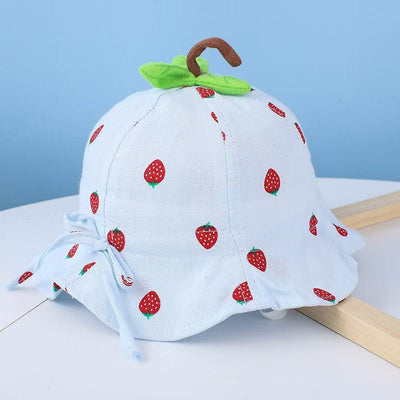 Strawberry Print Kids' Sun Hat