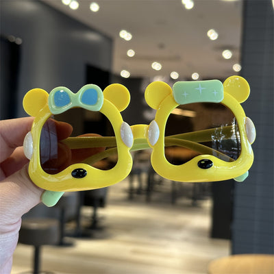 Adorable Bear-Shaped Kids' Sunglasses