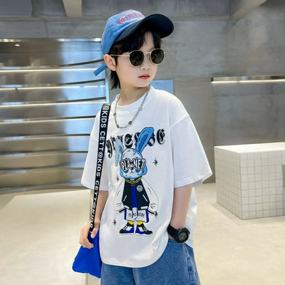 Boys' Cool Bunny Graphic T-Shirt