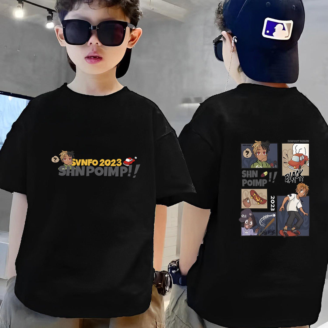 Trendy "Skate Life" Graphic Kids T-Shirt