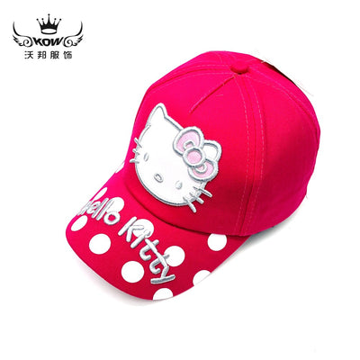 Hello Kitty Polka Dot Baseball Cap