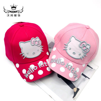 Hello Kitty Polka Dot Baseball Cap