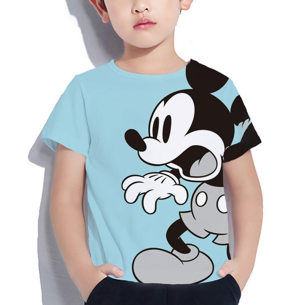 Kids' Playful Mickey Mouse Sports T-Shirt