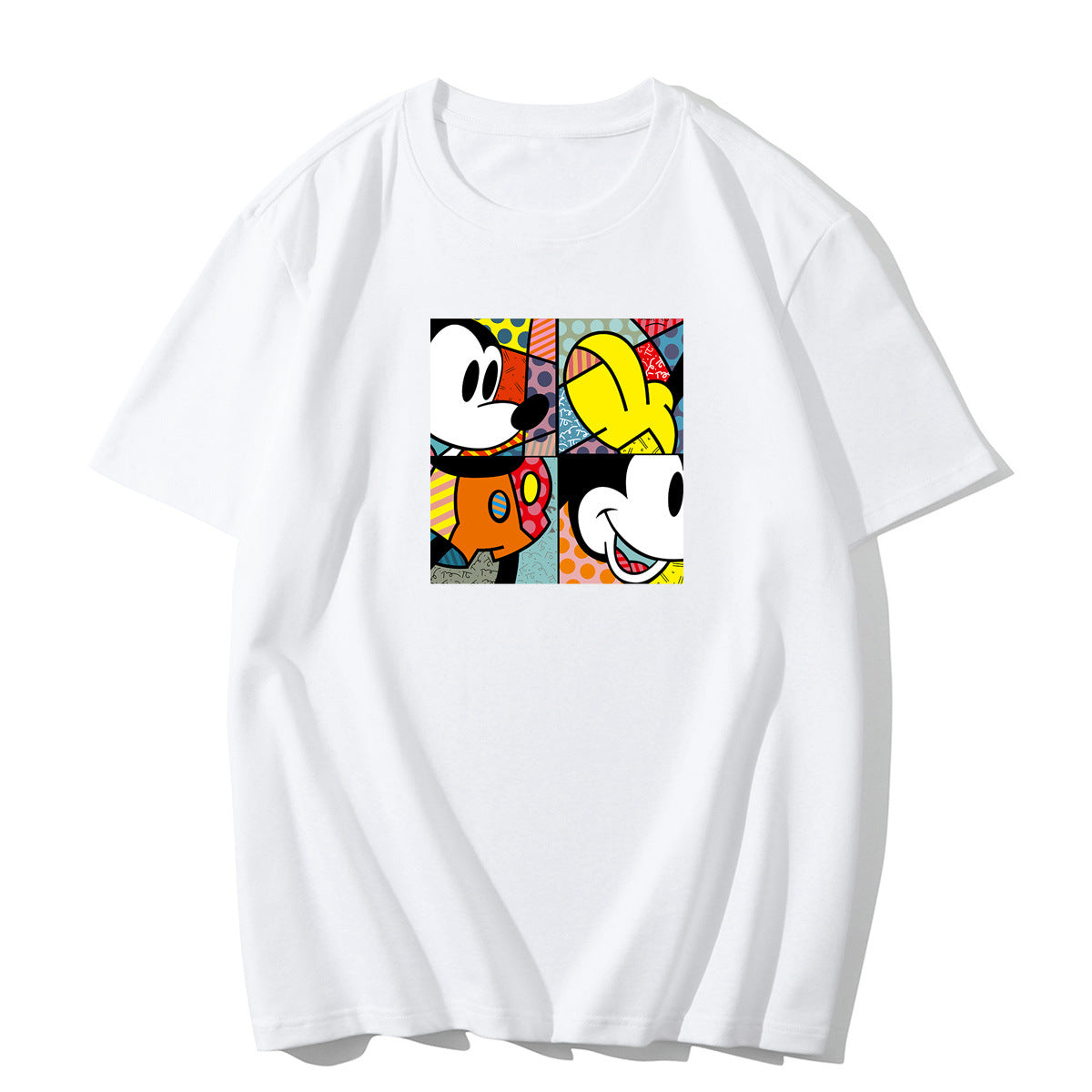Pop Art Mickey Mouse Graphic T-Shirt