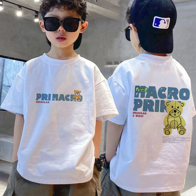 "Retro Bear" Graphic Kids T-Shirt