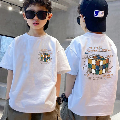 "Rubik's Cube" Graphic Kids T-Shirt