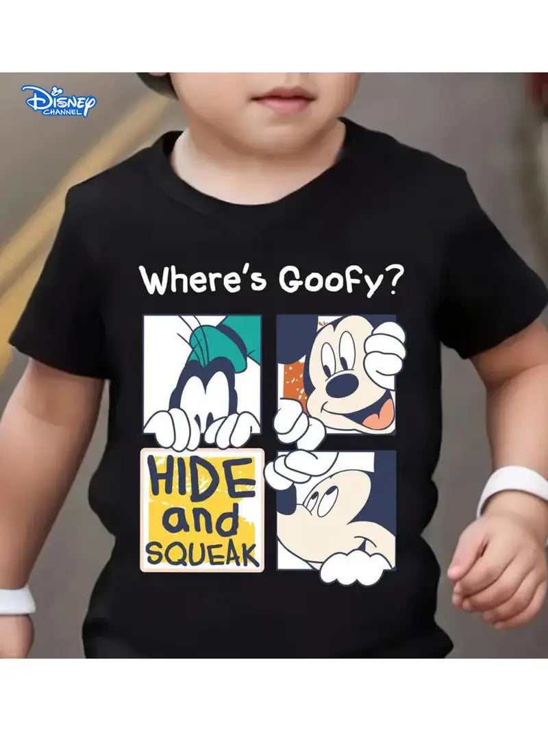 Kids' "Where's Goofy?" Graphic T-Shirt